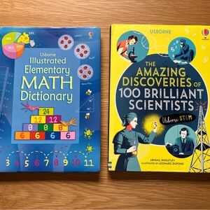 Usborne Illustrated Elementary Math Dictionary - Blue